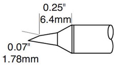 Solder Tip, Smart Heat PowerTips, STTC-147PMetcal  